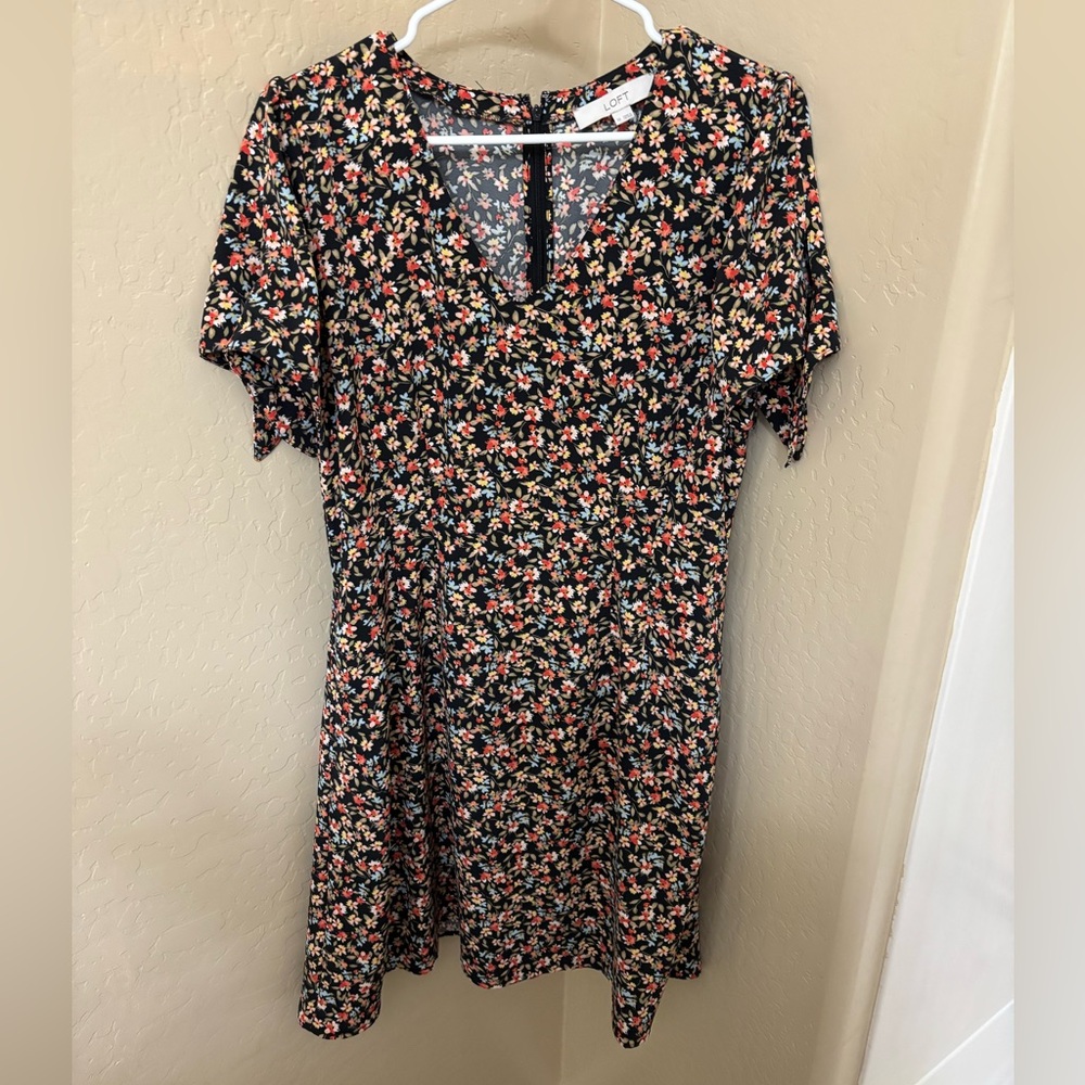 Floral Short Sleeve Dress